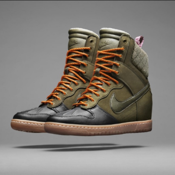 nike dunk sky hi sneakerboot wedge